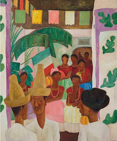 'Los rivales' de Diego Rivera