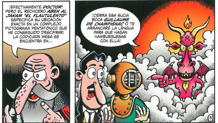 Viñetas de 'Dr. Litus y el enigma del ermitaño'