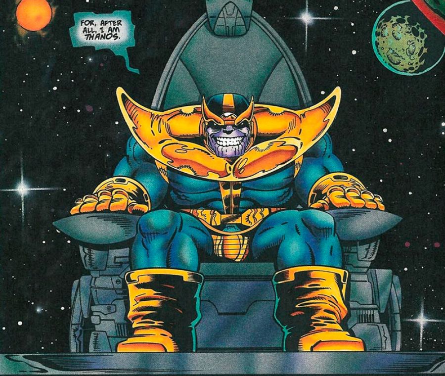 Thanos en su trono