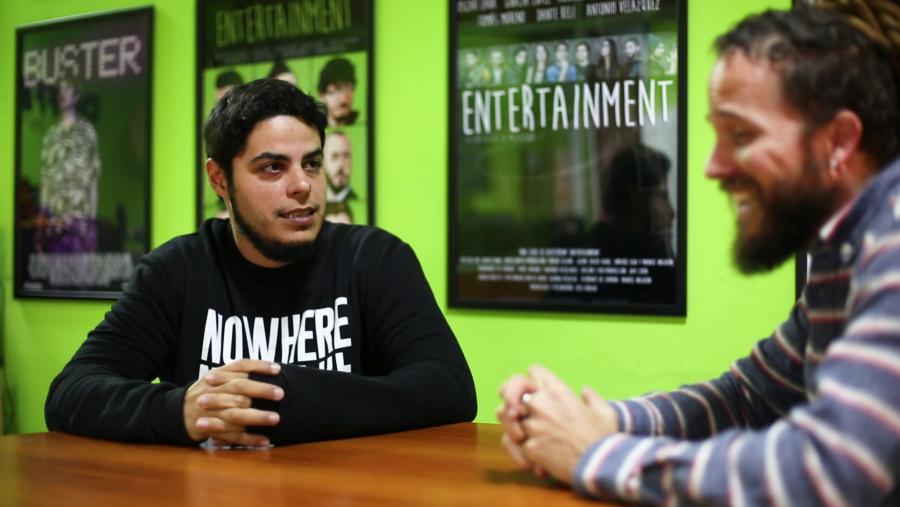 David Sainz recibe en Sevilla a Jorge Sierra