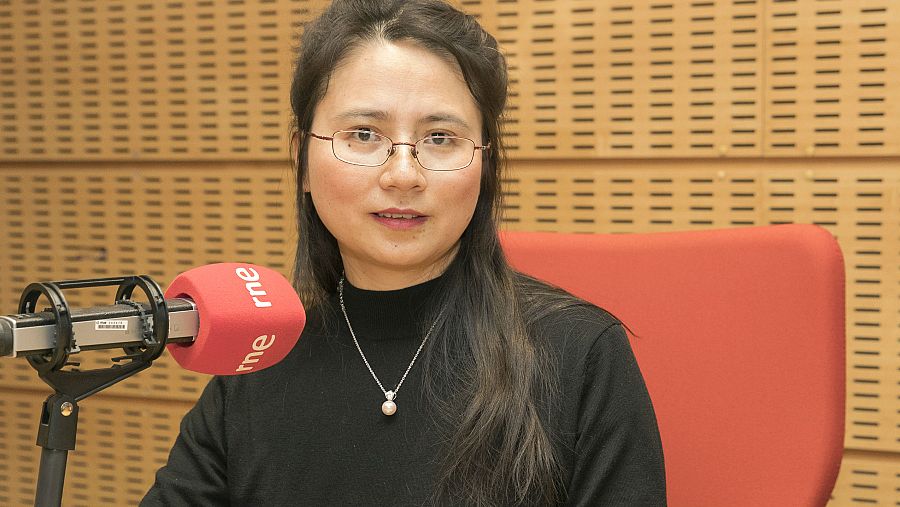 Zhong Xiwei, en otro momento del programa