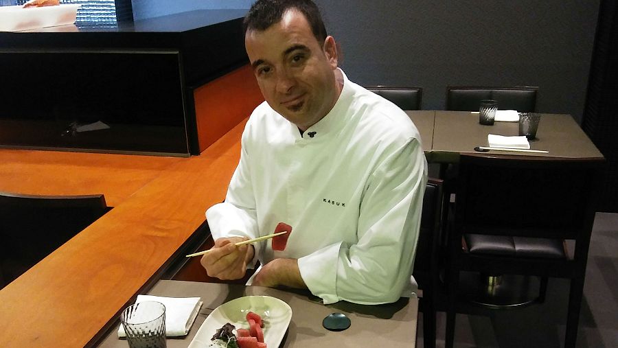 El chef Víctor Serrano, en Kabuki