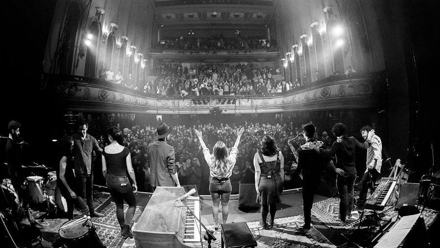 Presentación de 'What night hides' en el Teatro Nuevo Apolo de Madrid, el pasado abril