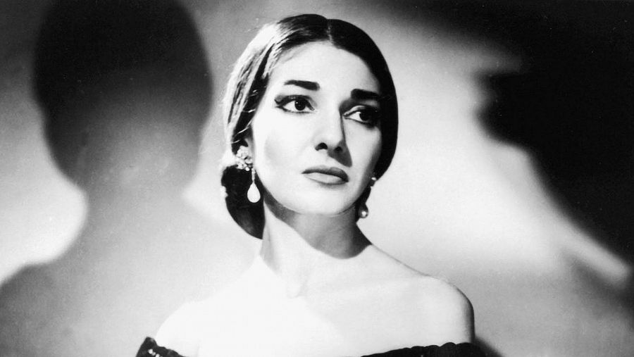 Actuación de María Callas