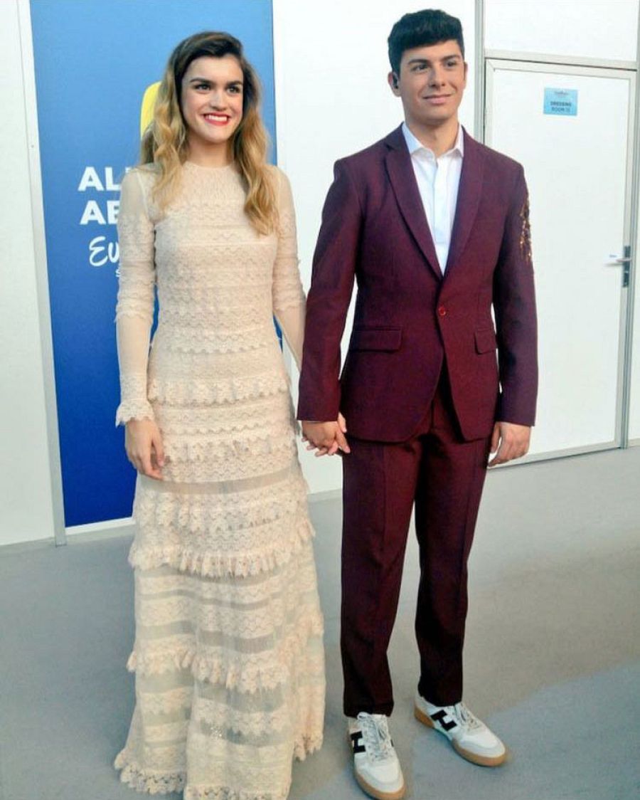 Amaia y Alfred, listos para el primer ensayo general de la primera semifinal