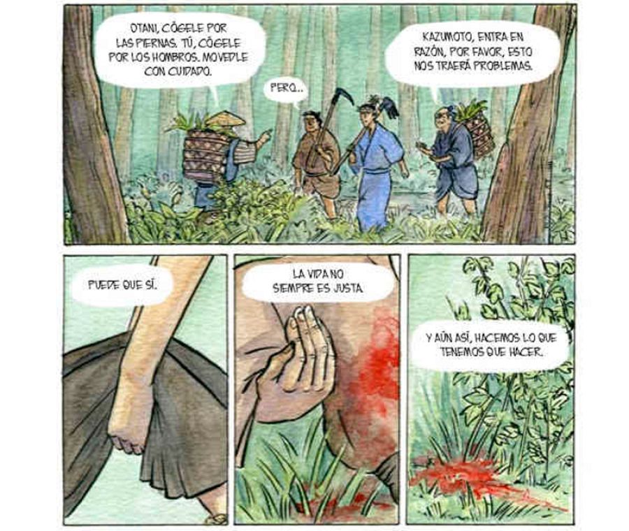 Viñetas de 'La hierba del estío'