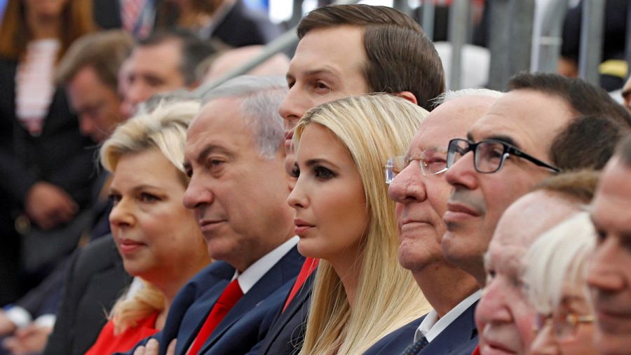 Benjamin Netanyahu, Jared Kushner, Ivanka Trump o Reuven Rivlin entre los asistentes a la inauguración