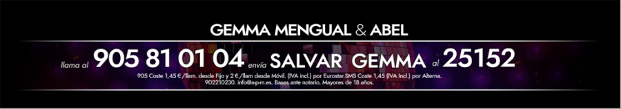 ¡Vota para salvar a Gemma Mengual!