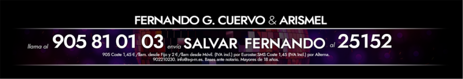 ¡Vota para salvar a Fernando Guillén Cuervo!