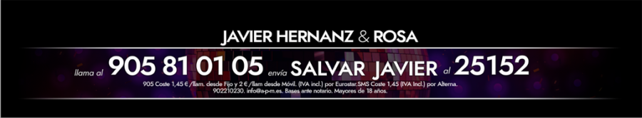 ¡Vota para salvar a Javier Hernanz!