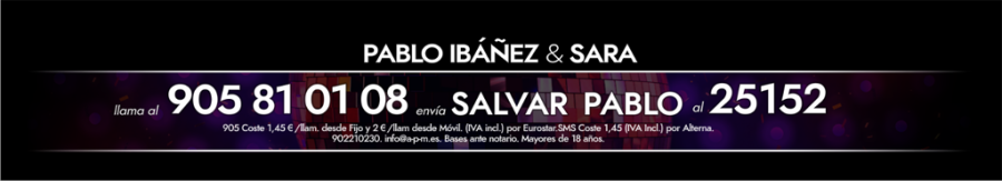 ¡Vota para salvar a Pablo Ibáñez!