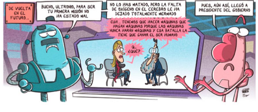 Viñeta de 'Robocracia'