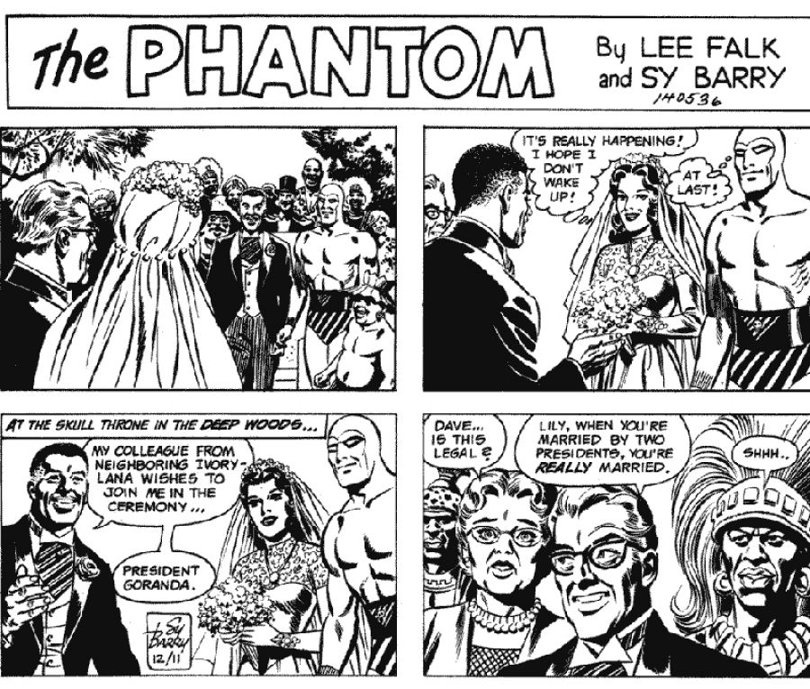 Viñetas de la boda del Hombre Enmascarado (1977)