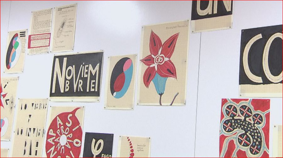 Alguna de las obras expuestas en el CNIO