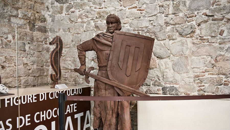 Figuras en el Museo del Chocolate de Barcelona