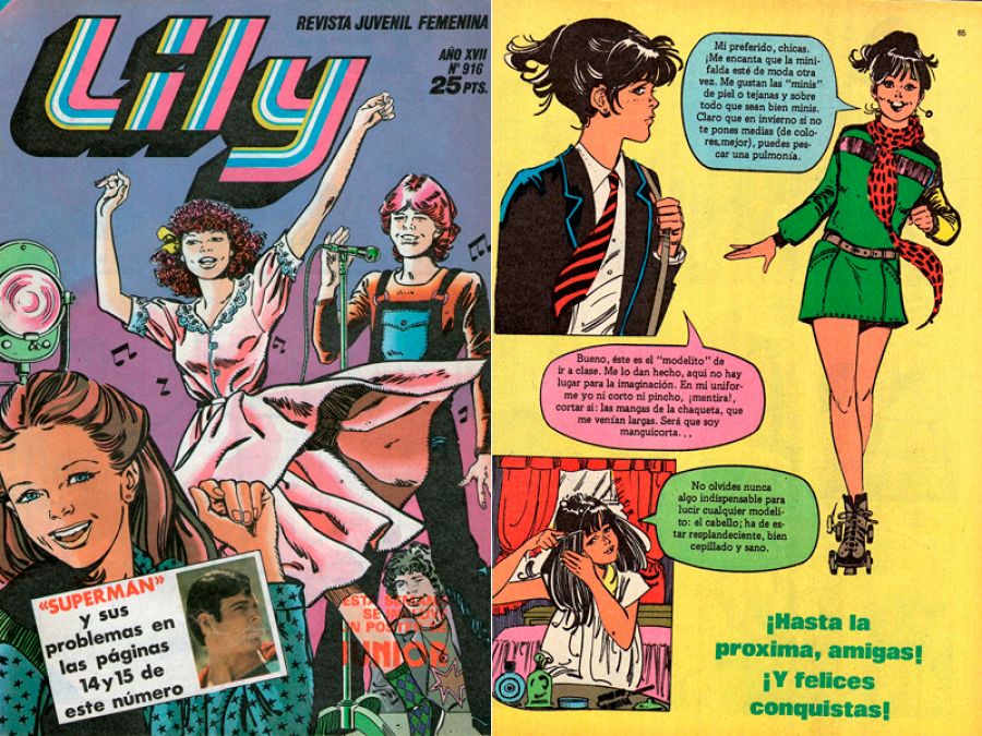 Portada y página de 'Lily'