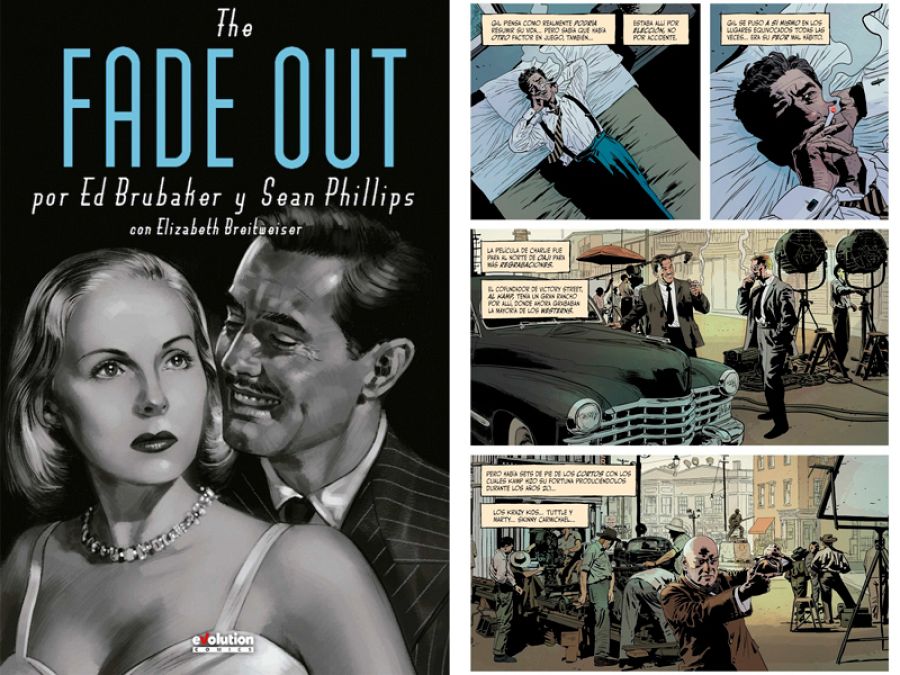 Portada y página de 'The Fade Out'