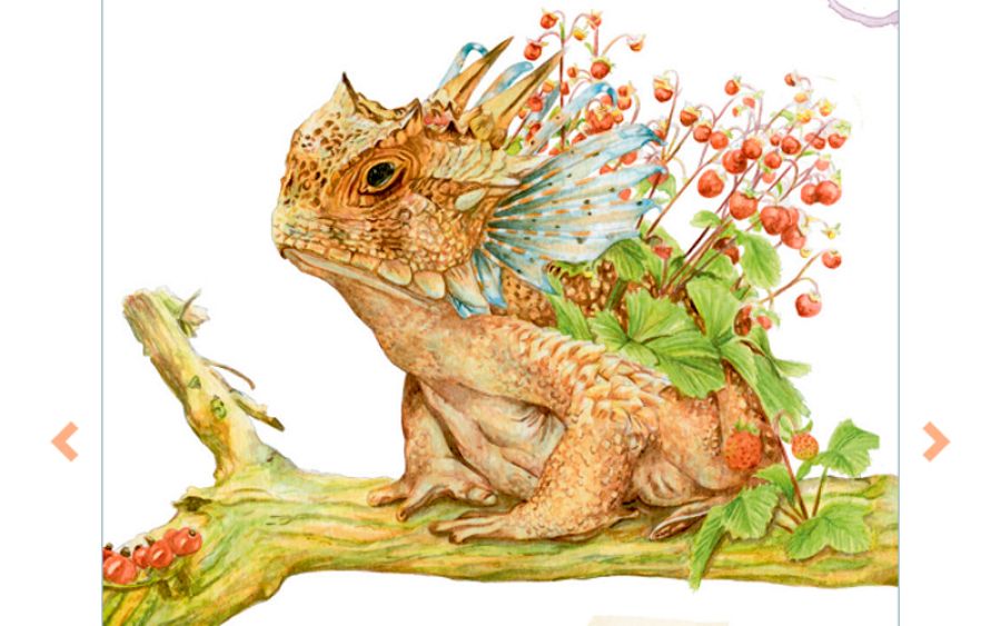 Frésidas. Cuando las fresas se aburrieron se transformaron estas criaturas gracias a unos polvos mágicos