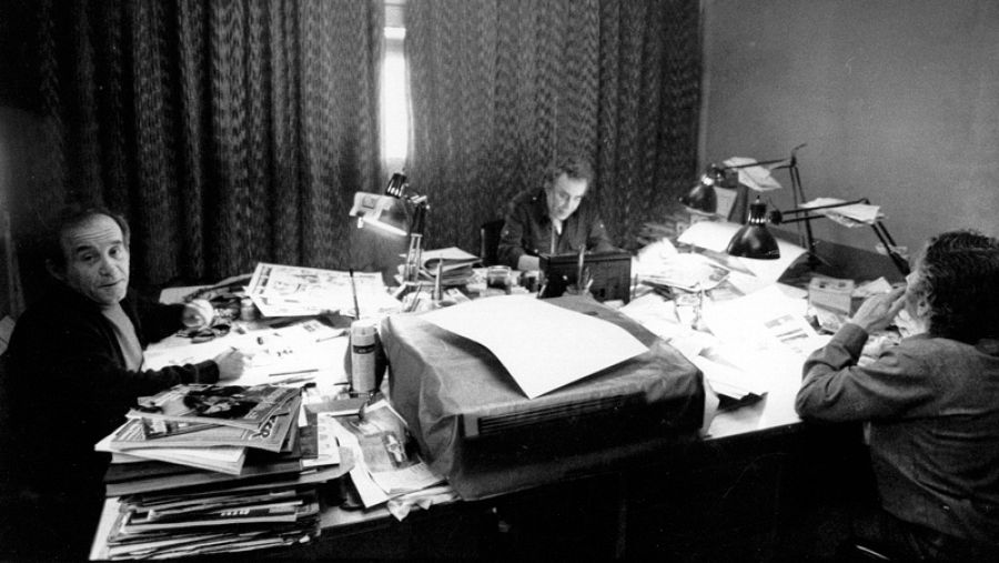 Los hermanos Blasco trabajando