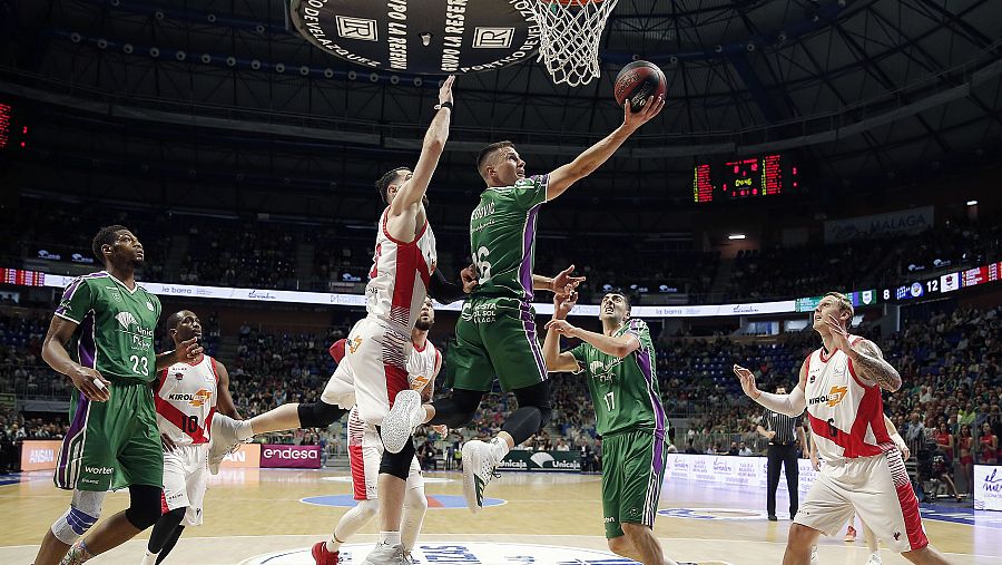 Imagen del Unicaja - Baskonia, jugado en Málaga.