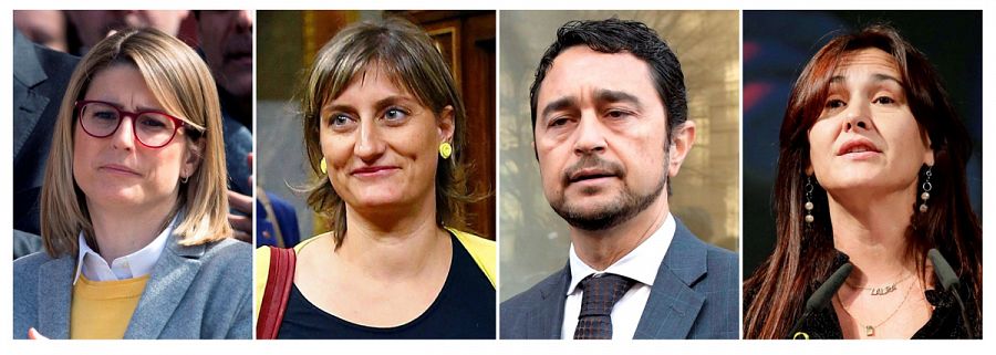 Los cuatro nuevos miembros del Govern catalán