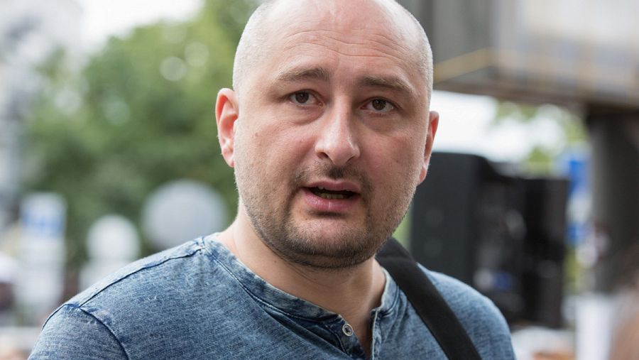 El periodista ruso Arkady Babchenko, en una imagen de archivo