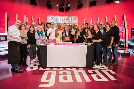 Todo el equipo del programa 5.000 de Saber y Ganar