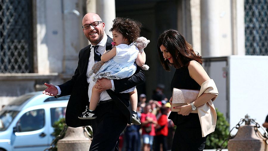 El ministro de Familia y Discapacidad italiano, Lorenzo Fontana