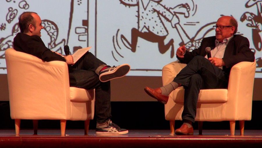 Charla con Ibáñez en el Salón del Cómic de Barcelona