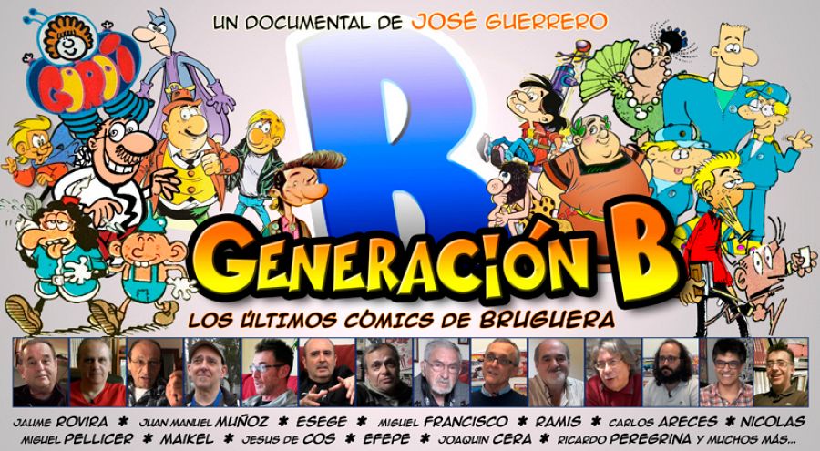 Cartel provisional del documental 'Generación B'