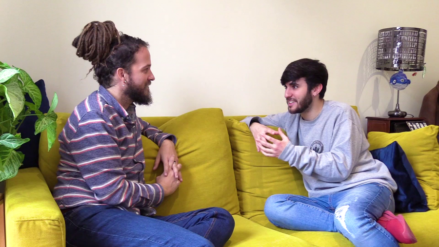 Coque Macho en el último programa de 'Surfeando sofás' con Jorge Sierra