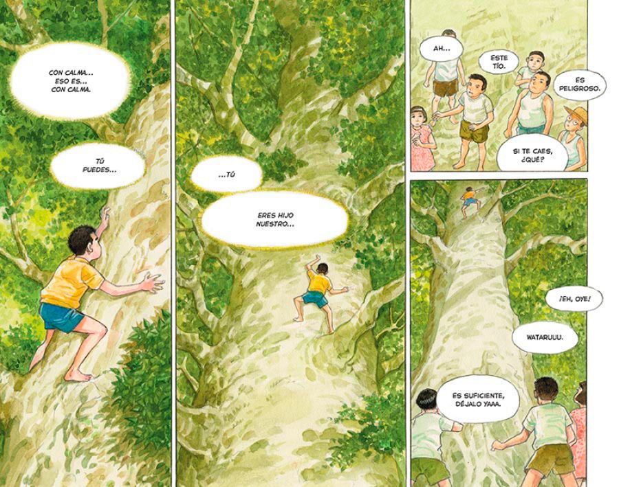 Página de 'El bosque milenario'