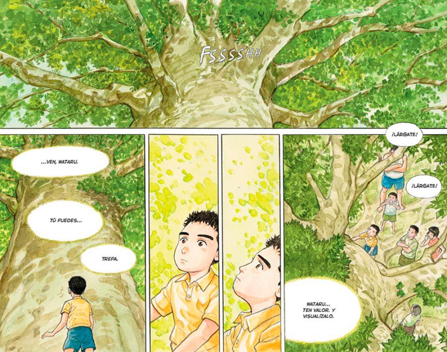 Página de 'El bosque milenario'