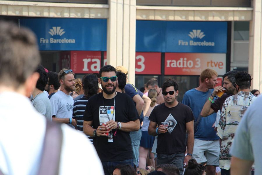 Stand de Radio 3 en el Sónar 2017