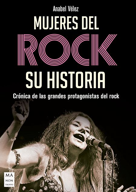 Portada del libro 'Mujeres del rock', de Anabel Vélez