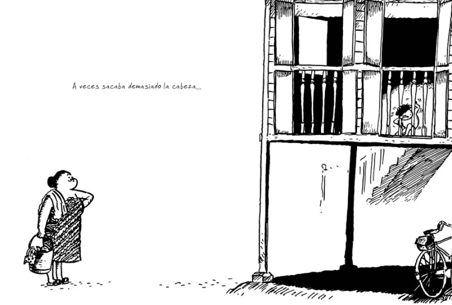 Página de 'Kampung Boy'