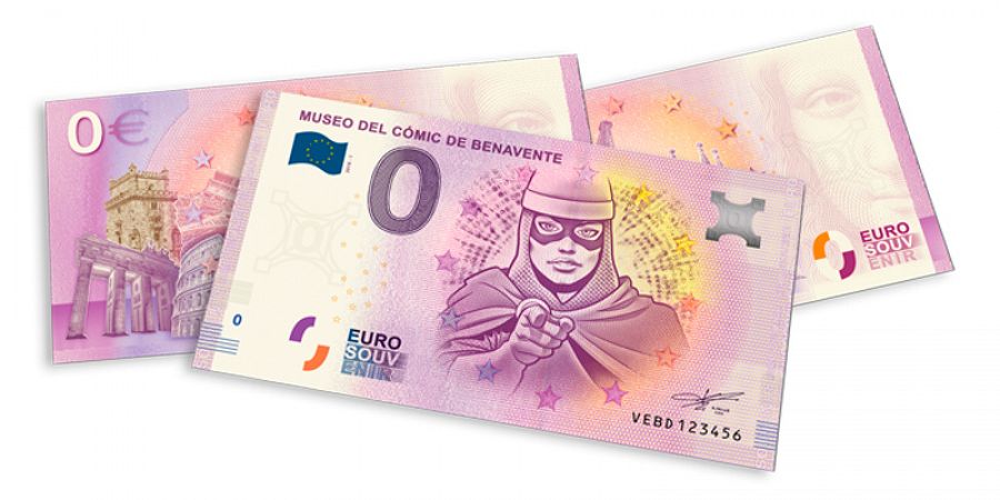 Billetes promocionales del Museo del Cómic de Benavente