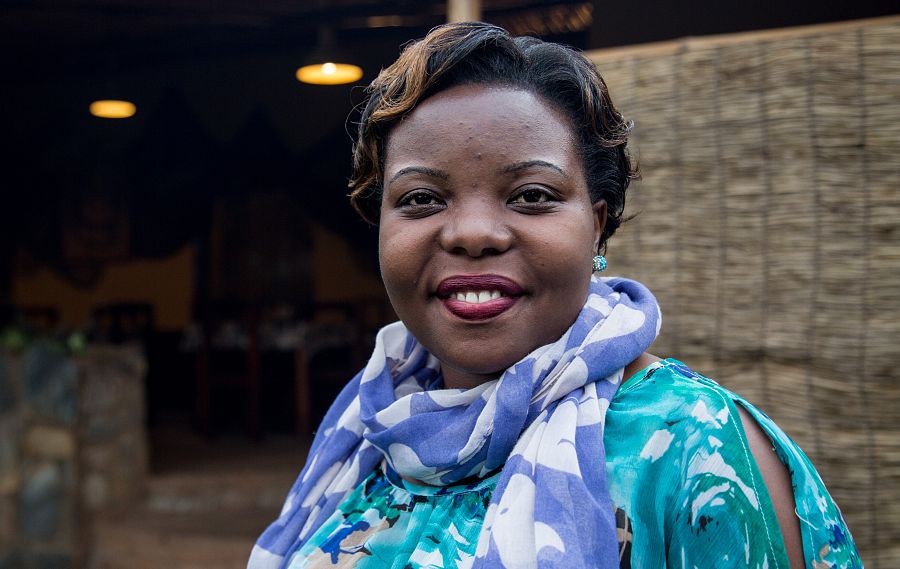 La abogada Mathilde Mihigo