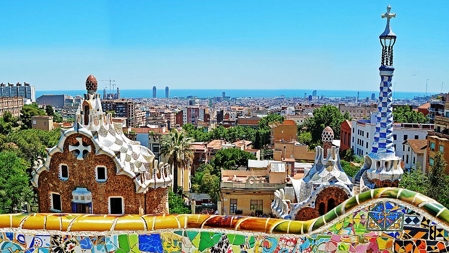 El Parque Güell, una de las principales obras de Gaudí en Barcelona