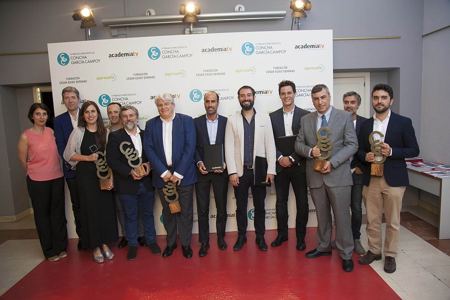 Foto de familia entrega de premios