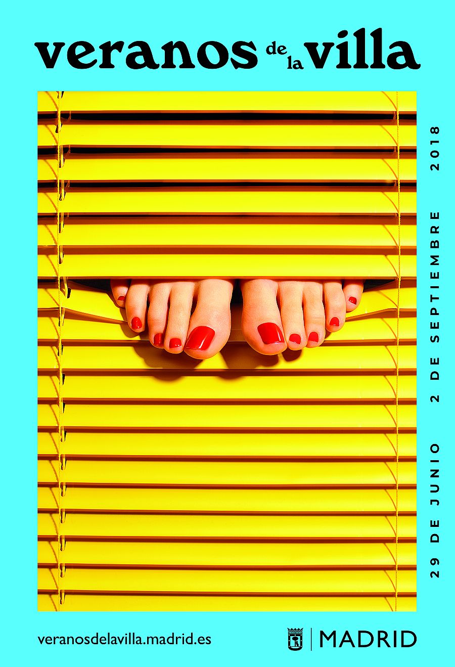 Cartel de los Veranos de la Villa 2018