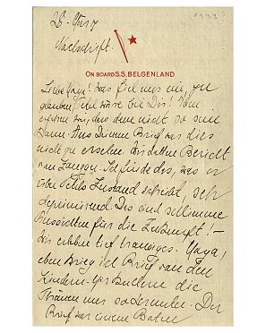 Subastan carta de Einstein escrita mismo día que renunció a pasaporte alemán