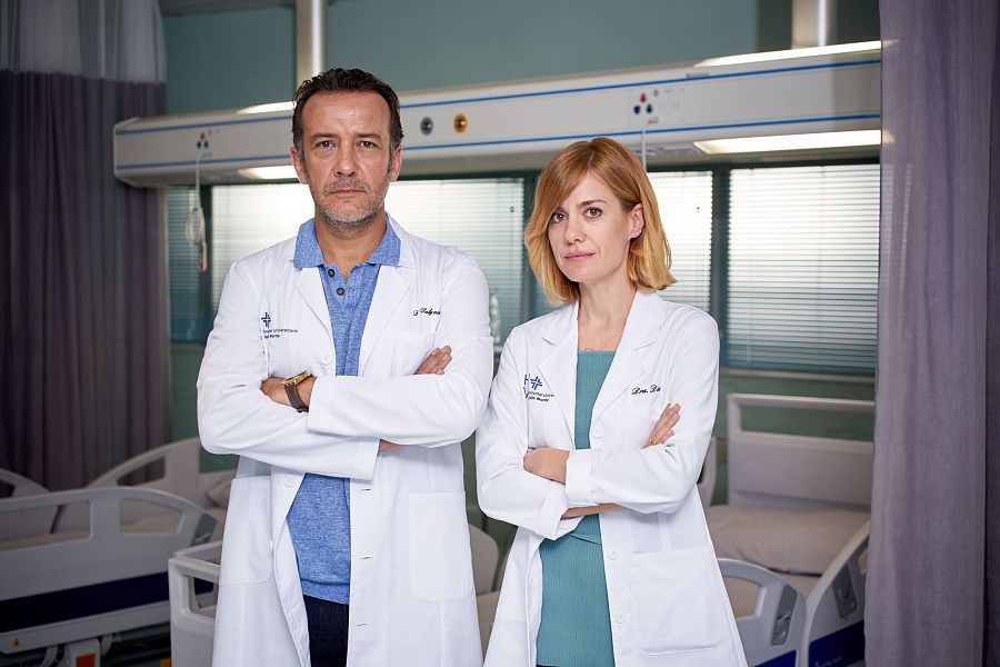 Alexandra Jiménez y José Luis Gómez juntos en 'Hospital Valle Norte'