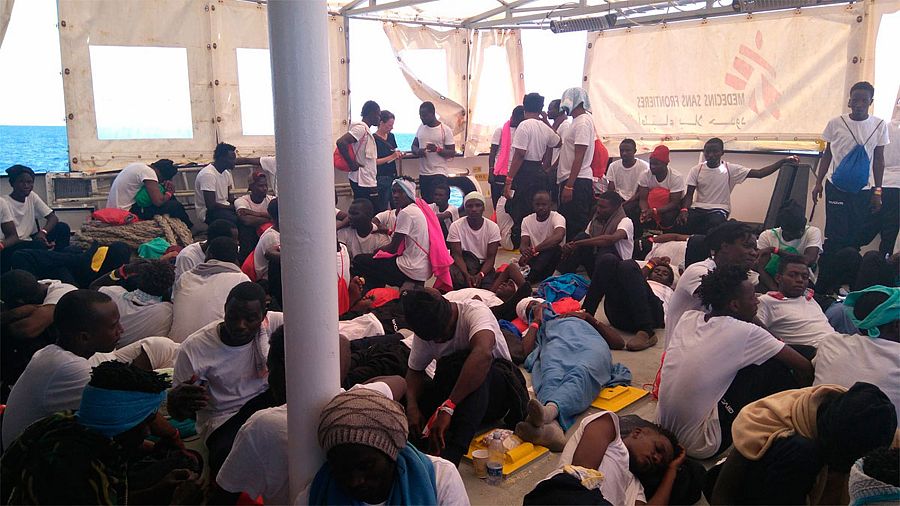 Masiva llegada de migrantes