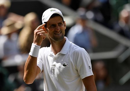 Djokovic, durante su partido de este miércoles