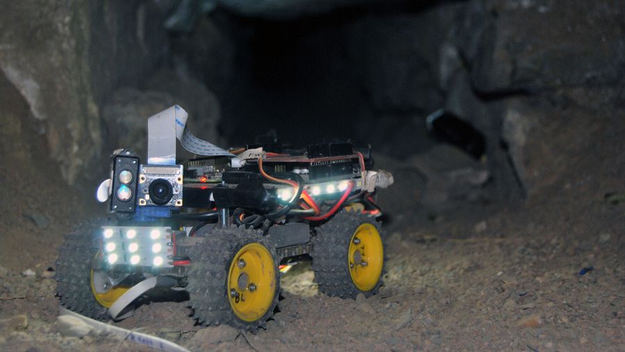 Uno de los pequeños robots diseñados por ingenieros de la Universidad de Stanford (Estados Unidos).