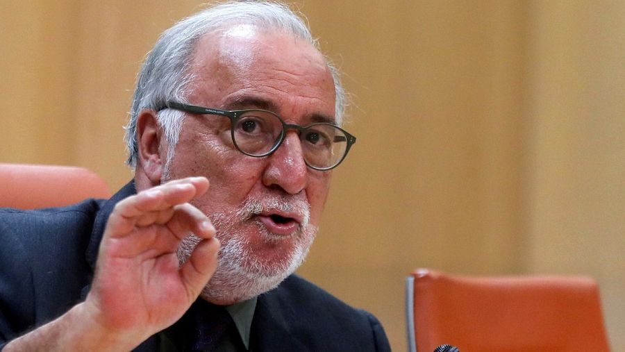 El director general de Tráfico, Pere Navarro, durante la presentación del balance de accidentes en las carreteras españolas (Efe/Fernando Alvarado)