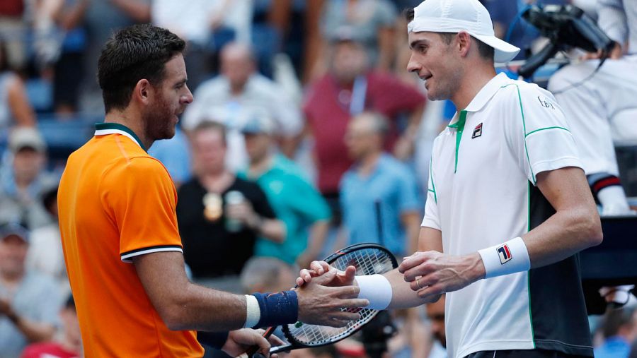 Isner felicita a Del Potro su pase a semis