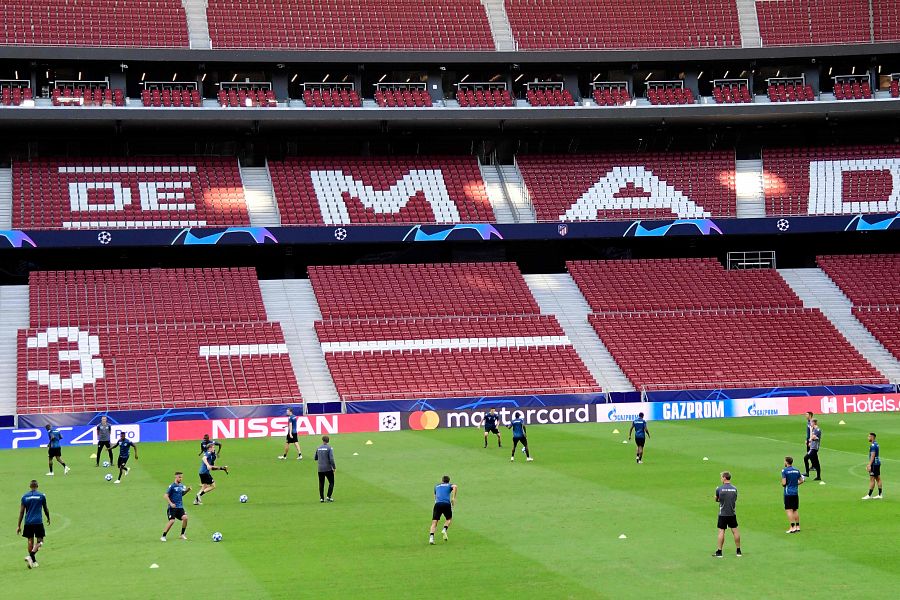 El Brujas entrena en el Metropolitano