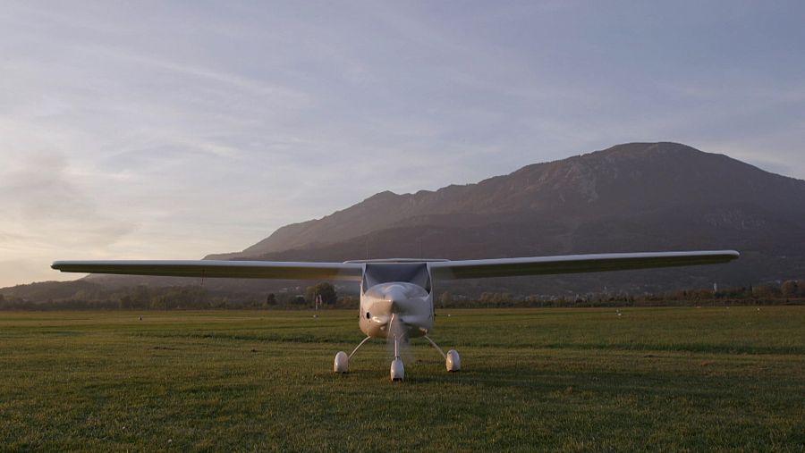 Un avión eléctrico